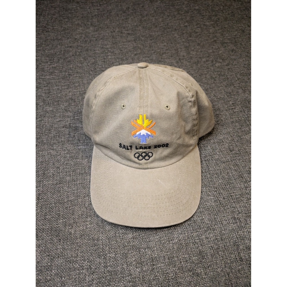 Vintage 2002 Winter Olympics Salt Lake City Utah Hat Authentic Strapback Cap